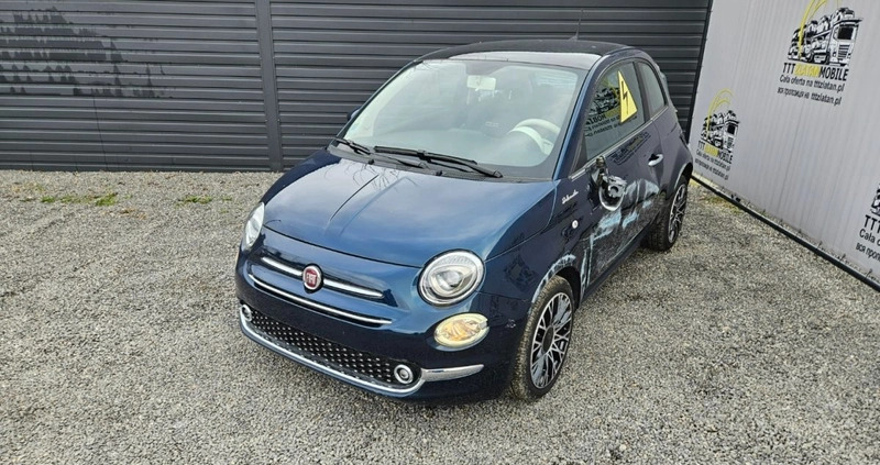 Fiat 500 cena 34800 przebieg: 6999, rok produkcji 2022 z Żywiec małe 277